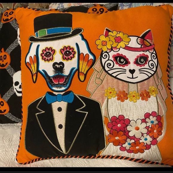 Pier 1 Other - Indoor/outdoor Halloween Pillows (2)